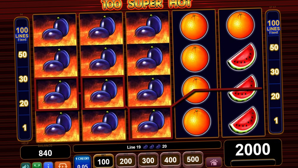 Free line multi slot slot